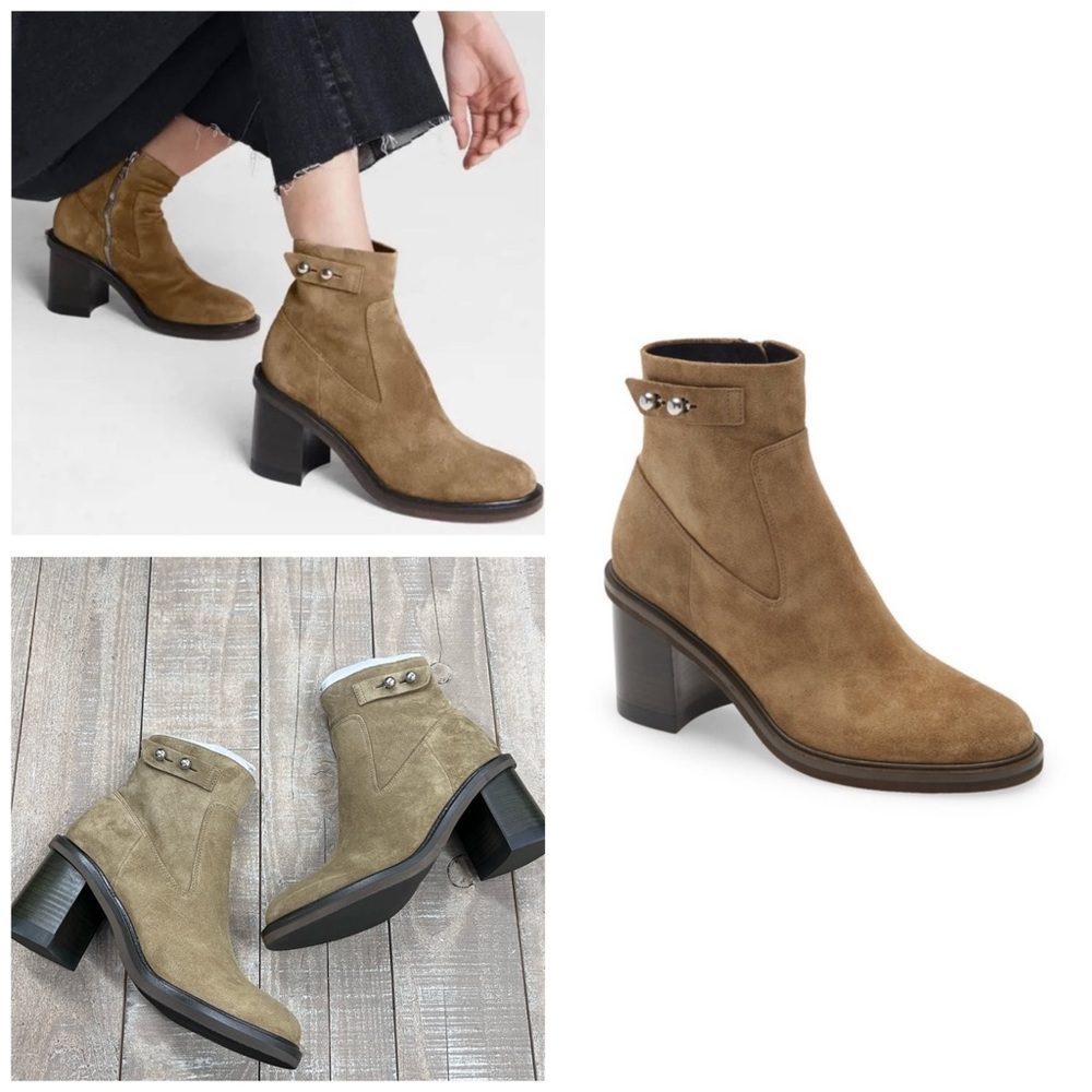 (AN-45) Rag & Bone Soren in Olive Suede